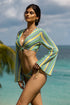 Luli Fama Island Blues Seamless Full Tie Side Bottom